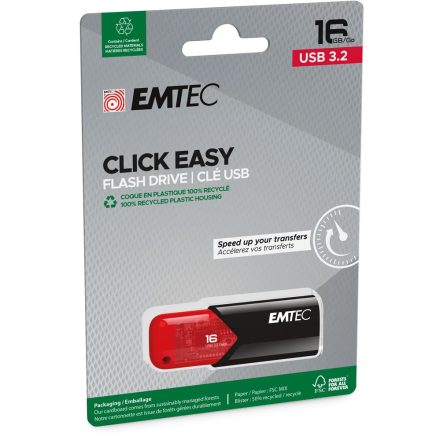 Emtec 16GB B110 USB3.2 Black/Red