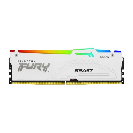 Kingston 16GB DDR5 6400MHz Fury Beast RGB XMP White