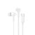 Belkin SoundForm USB-C Wired Earbuds with Adjustable Volume Limiter White