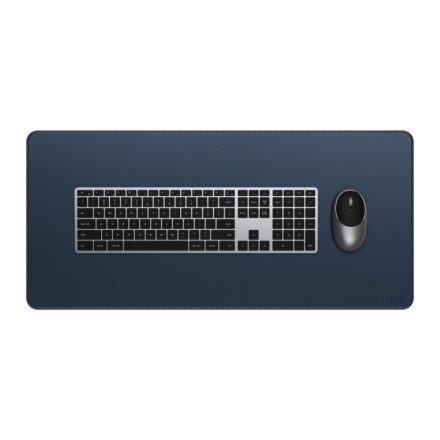 Satechi Vegan-Leather Premium Desk Mat Egérpad Blue