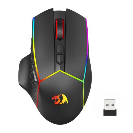 Redragon AXE PRO M814 RGB Wireless Bluetooth Gaming Mouse Black