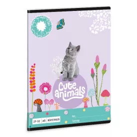   Füzet kockás ARS UNA A/5 32 lapos 27-32 Cute Animals-Kitten
