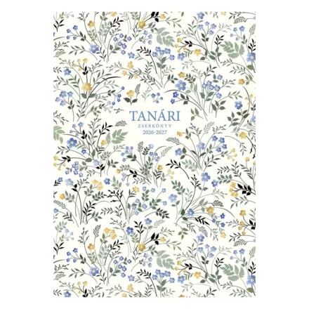 Tanári zsebkönyv TOPTIMER P200 papírborító A/5 heti 145x205 mm Kisvirág 2026-2027