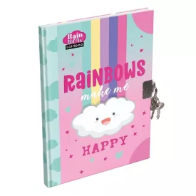 Emlékkönyv LIZZYSULI A/5 keményfedeles Lollipop Rainbow