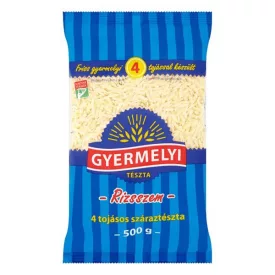 Száraztészta rizsszem GYERMELYI 4 tojásos 500 g