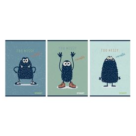 Füzet vonalas STREET A/5 54 lapos Monsters