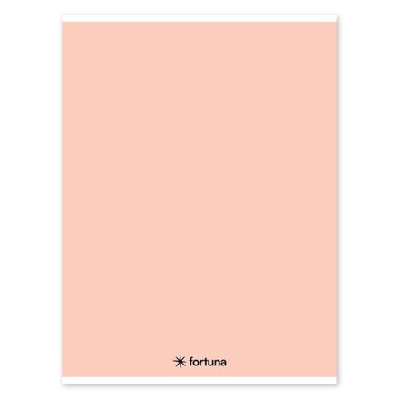 Füzet vonalas FORTUNA Monocolor A/4 32 lapos 81-32 pasztell barack