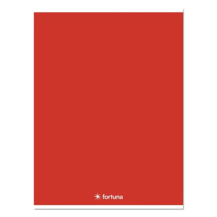 Füzet kockás FORTUNA Monocolor A/4 32 lapos 87-32 piros