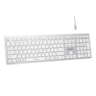 A4-Tech FBX50C Wireless Bluetooth Keyboard White US