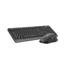 A4-Tech FGS1035Q Wireless Keyboard Combo Grey US