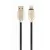 Gembird CC-USB2R-AMLM-1M Premium rubber 8-pin charging and data cable 1m Black