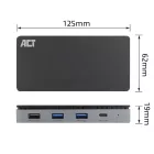 ACT AC7093 USB-C 4K MST Docking Station Silver