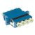 ACT Fiber optic LC-LC quad adapter singlemode OS2