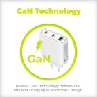 Mobile Origin GaN 40W Wall Charger MO13, 1 USB-A + 2 USB-C