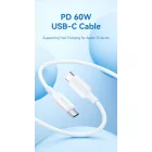 Vention USB 2.0 Type-C Male to Type-C Male 3A Cable 2m White