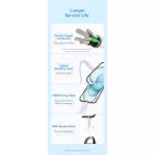 Vention USB 2.0 Type-C Male to Type-C Male 3A Cable 2m White