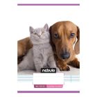 Füzet vonalas NEBULO A/5 32 lapos 21-32 4-8.osztályos Cuki I. 16 darabos