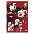 Spirálfüzet kockás LIVERPOOL A/4 70 lapos