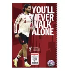 Spirálfüzet kockás LIVERPOOL A/4 70 lapos