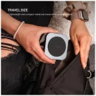 FIXED MagFlex vezeték nélküli töltő, 3 eszköz egyidejű töltése, MagSafe támogatás, szürke
