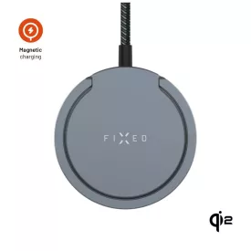 FIXED Wireless töltő Magsafe támogatással, szürke