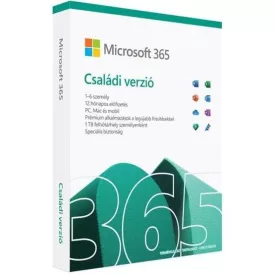   Microsoft Office 365 Family EuroZone 6 Felhasználó 1 Év HUN BOX FY25H2