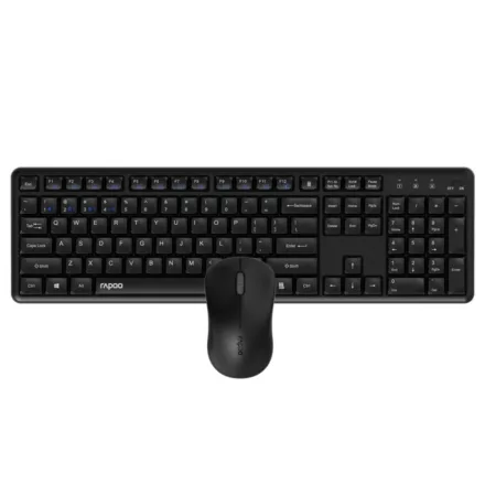 Rapoo 8150M Silent Multi-mode Wireless Bluetooth Keyboard Combo Black HU