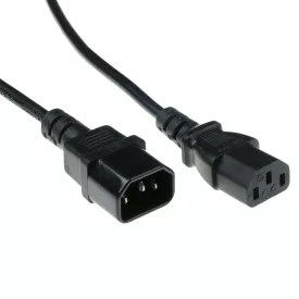 ACT Powercord C13 - C14 1,2m Black