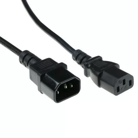 ACT Powercord C13 - C14 5m Black