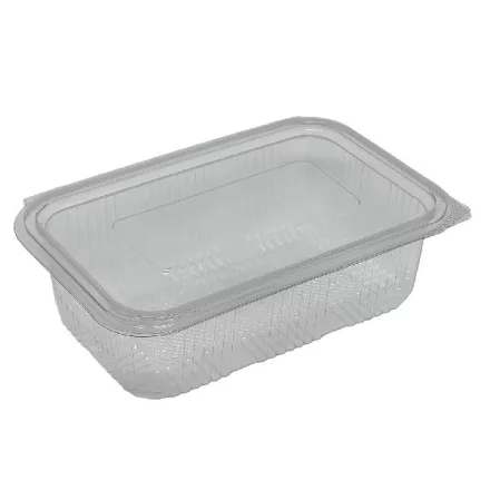 Műanyag salátás egybefedeles tál PET 750 ml 100 darabos