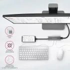 AXAGON HMC-5G21 USB-C 10Gbps SPEEDSTER 5in1 hub
