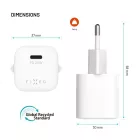 FIXED Mini USB-C Travel-Charger 20W White
