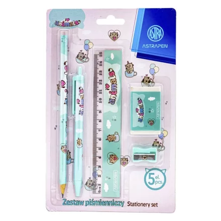 Írószer készlet ASTRA PEN Animals 5 darabos