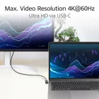 ACT USB 3.0 60W USB Type-C (left/right angled) to USB Type-C (left/right angled) Cable 0,5m Black