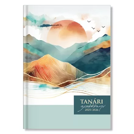 Tanári zsebkönyv PD CALENDAR papírborító A/5 Letters 2026-2027