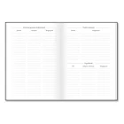 Tanári zsebkönyv PD CALENDAR papírborító A/5 Letters 2026-2027