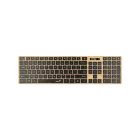 Genius SlimStar 7250BT Copilot Wireless Bluetooth Business Keyboard Pine Wood HU