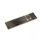 Genius SlimStar 7250BT Copilot Wireless Bluetooth Business Keyboard Pine Wood HU