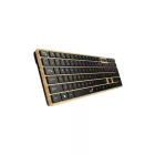Genius SlimStar 7250BT Copilot Wireless Bluetooth Business Keyboard Pine Wood HU