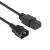 ACT Powercord C14 male- C21 famale 1m Black