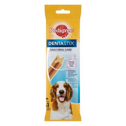 Állateledel jutalomfalat PEDIGREE Denta Stix Daily Oral Care közepes és nagytestű kutyáknak 3 darab/csomag