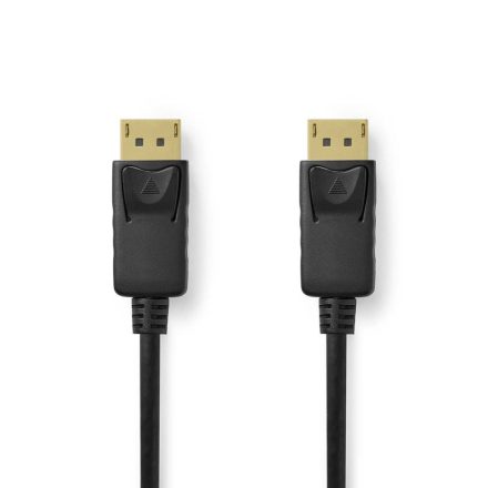 Nedis DisplayPort Male to DisplayPort Male 4K@60Hz Gold Plated 2m Black