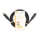 Nedis DisplayPort Male to DisplayPort Male 4K@60Hz Gold Plated 2m Black