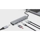 Manhattan USB-C PD 7-in-1 HDMI 4K Docking Station / Multiport Hub