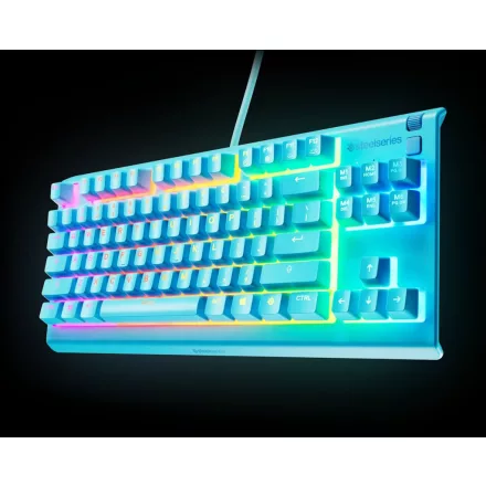 Steelseries Apex 3 TKL Gaming Keyboard Aqua UK
