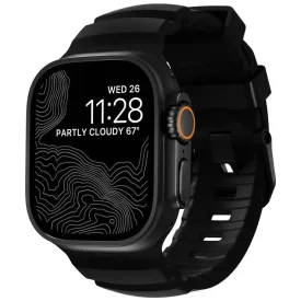 Nomad Rocky Point Band for AW 46mm/49mm Carbon Black/Black