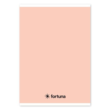 Füzet vonalas FORTUNA Monocolor A/5 32 lapos 21-32 4-8.osztályos pasztell barack