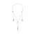 Intenso Cell Phone Charging Lanyard Cable 1,65m Beige