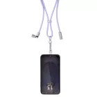 Intenso Cell Phone Charging Lanyard Cable 1,65m Purple