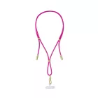 Intenso Cell Phone Charging Lanyard Cable 1,65m Neon Pink